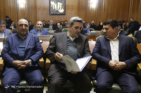 مراسم ادای سوگند شهردار تهران در صحن شورای شهر