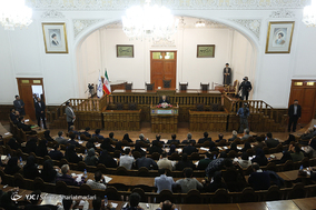 نشست خبری رییس مجلس شورای اسلامی