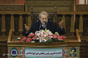 نشست خبری رییس مجلس شورای اسلامی