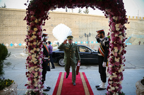 دیدار وابستگان نظامی با امیر خانزادی