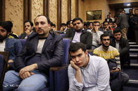 سخنرانی قالیباف در دانشکده حقوق دانشگاه تهران