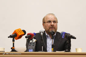سخنرانی قالیباف در دانشکده حقوق دانشگاه تهران