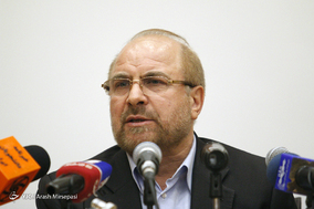 سخنرانی قالیباف در دانشکده حقوق دانشگاه تهران