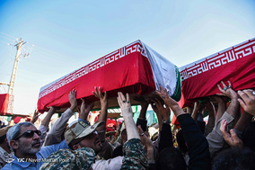 ورود پیکر ۷۲ شهید تازه تفحص شده به کشور- شلمچه