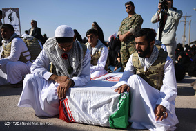 ورود پیکر ۷۲ شهید تازه تفحص شده به کشور- شلمچه