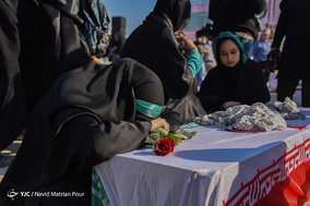 ورود پیکر ۷۲ شهید تازه تفحص شده به کشور- شلمچه