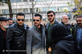 تشییع پیکر مرحوم پیام صابری