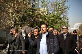 تشییع پیکر مرحوم پیام صابری