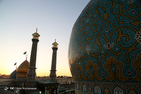 آیین تعویض پرچم گنبد حرم حضرت عبد العظیم (ع)