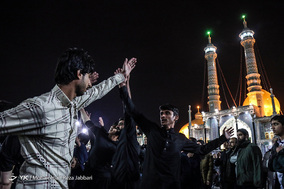 قم در شب وفات حضرت معصومه(س)