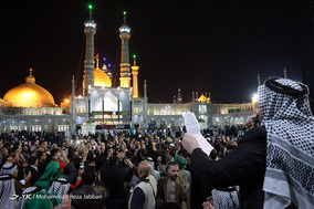 قم در شب وفات حضرت معصومه(س)