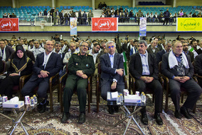 گردهمایی دوهزار نفری بسیجیان صنعت آب و برق کشور