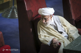 آیت الله احمد جنتی، دبیر شورای نگهبان در مراسم نکوداشت هفته پژوهش