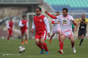 دیدار فوتبال تیم های پرسپولیس و پیشکسوتان پرسپولیس‎