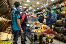 بازار آجیل تهران در آستانه شب یلدا
