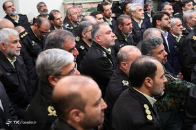 دیدار جمعی از فرماندهان و مسئولان نیروی انتظامی با رهبر معظم انقلاب