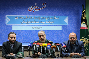 نشست خبری فرمانده سپاه حفاظت هواپیمایی