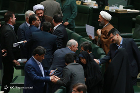 صحن علنی مجلس شورای اسلامی- ارائه لایحه بودجه ۹۸ کل کشور توسط رئیس جمهور