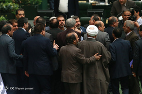 صحن علنی مجلس شورای اسلامی- ارائه لایحه بودجه ۹۸ کل کشور توسط رئیس جمهور