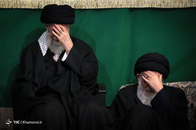 تصاویری از آیت‌الله هاشمی شاهرودی در کنار رهبر معظم انقلاب