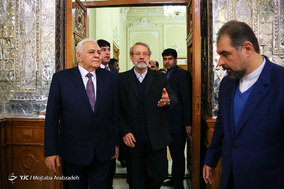 دیدار روسای مجلس ایران و آذربایجان