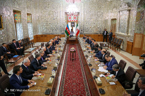 دیدار روسای مجلس ایران و آذربایجان