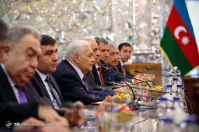 دیدار روسای مجلس ایران و آذربایجان