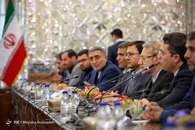 دیدار روسای مجلس ایران و آذربایجان