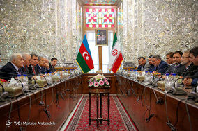 دیدار روسای مجلس ایران و آذربایجان