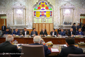 دیدار روسای مجلس ایران و آذربایجان