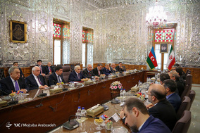 دیدار روسای مجلس ایران و آذربایجان