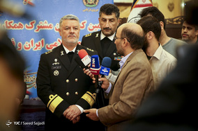دیدار معاون ستادکل نیروهای مسلح روسیه با فرمانده نیروی دریایی ارتش