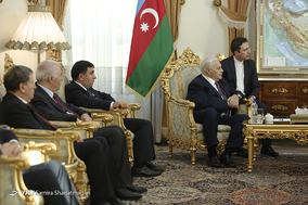 دیدار رئیس مجلس ملی آذربایجان با علی شمخانی