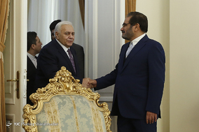 دیدار رئیس مجلس ملی آذربایجان با علی شمخانی