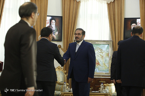 دیدار رئیس مجلس ملی آذربایجان با علی شمخانی