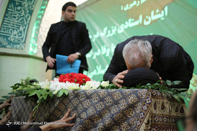 مراسم وداع با پیکر مرحوم آیت الله سید محمود هاشمی شاهرودی