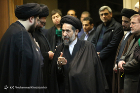 مراسم وداع با پیکر مرحوم آیت الله سید محمود هاشمی شاهرودی