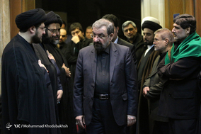 مراسم وداع با پیکر مرحوم آیت الله سید محمود هاشمی شاهرودی