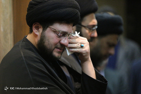 مراسم وداع با پیکر مرحوم آیت الله سید محمود هاشمی شاهرودی