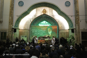 مراسم وداع با پیکر مرحوم آیت الله سید محمود هاشمی شاهرودی