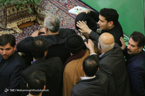 مراسم وداع با پیکر مرحوم آیت الله سید محمود هاشمی شاهرودی