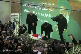 مراسم وداع با پیکر آیت‌الله هاشمی شاهرودی