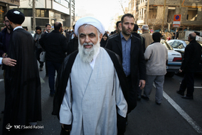 مراسم تشییع پیکر مرحوم آیت الله هاشمی‌شاهرودی - ۲