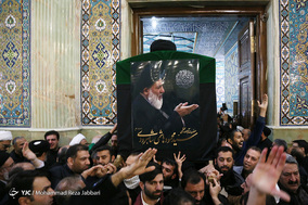 مراسم تشییع پیکر مرحوم آیت الله هاشمی‌شاهرودی در قم