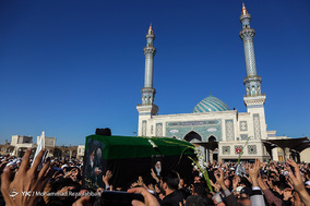 مراسم تشییع پیکر مرحوم آیت الله هاشمی‌شاهرودی در قم
