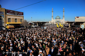 مراسم تشییع پیکر مرحوم آیت الله هاشمی‌شاهرودی در قم