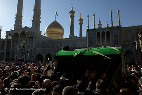 مراسم تشییع پیکر مرحوم آیت الله هاشمی‌شاهرودی در قم