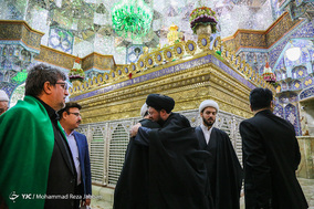 مراسم تشییع پیکر مرحوم آیت الله هاشمی‌شاهرودی در قم