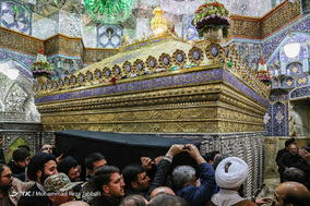 مراسم تشییع پیکر مرحوم آیت الله هاشمی‌شاهرودی در قم