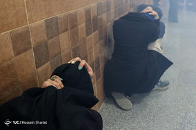 مانور زلزله در دانشگاه فردوسی مشهد